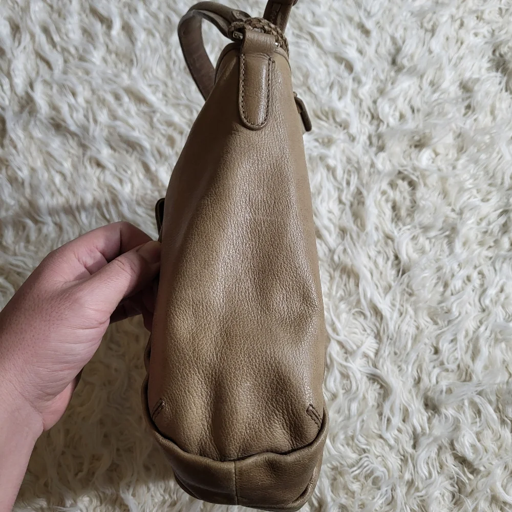 Cole Haan Sullivan Street Ariel Hobo Tan Metallic